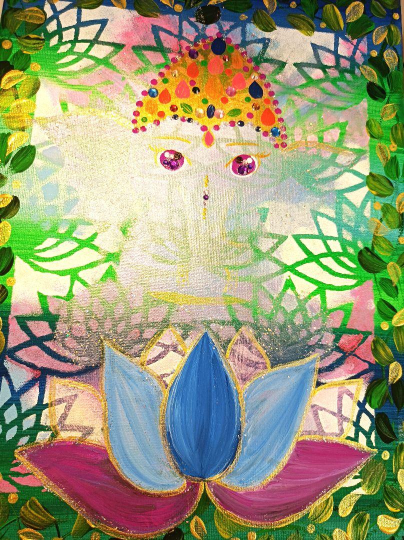 開運絵画　❀太陽のガネーシャ❀ 開運絵画❀太陽のガネーシャ❀