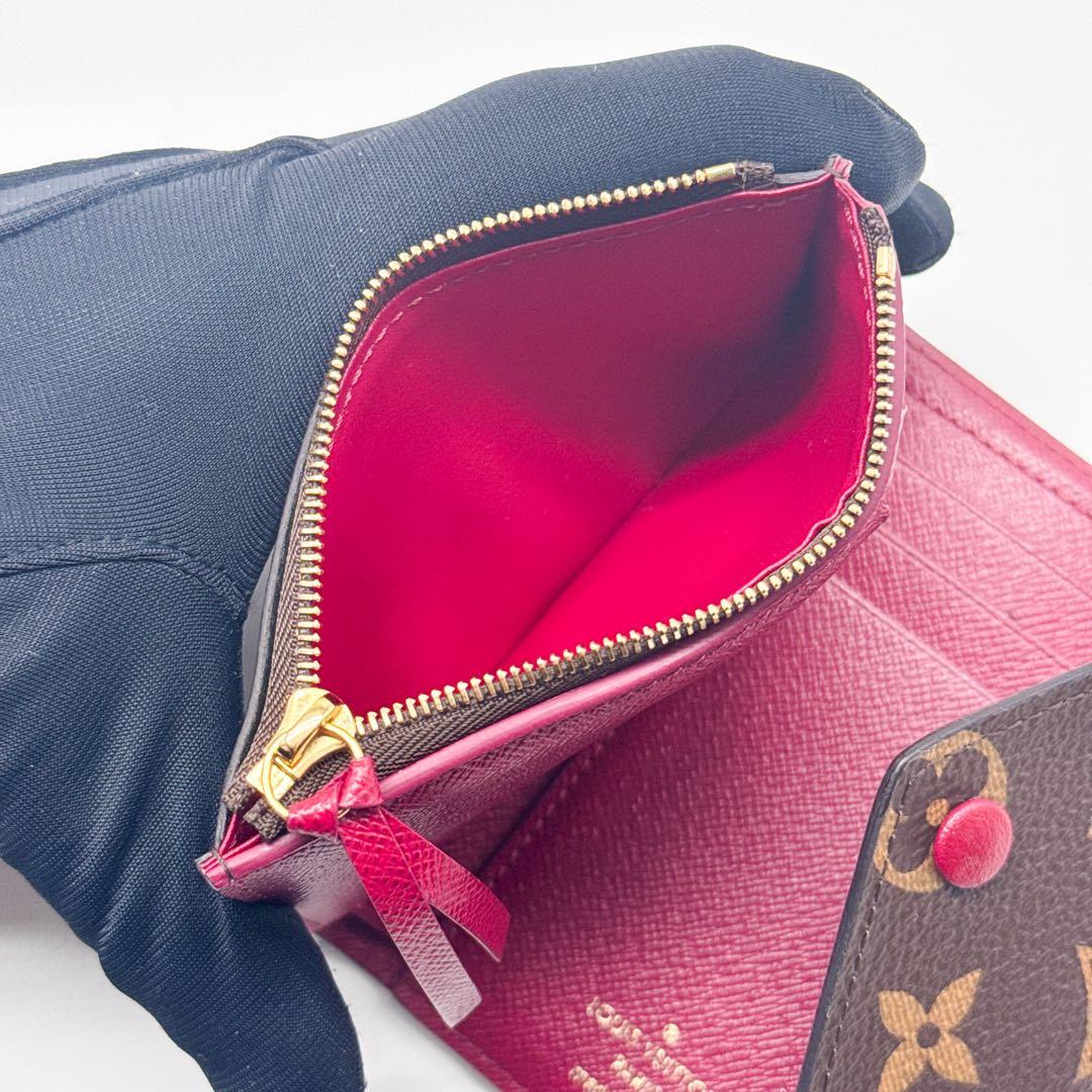 ルイヴィトン モノグラム ポルトフォイユ ヴィクトリーヌ 二つ折り 財布 ピンク ルイヴィトン モノグラム ポルトフォイユ ヴィクトリーヌ 二つ折り 財布 ピンク