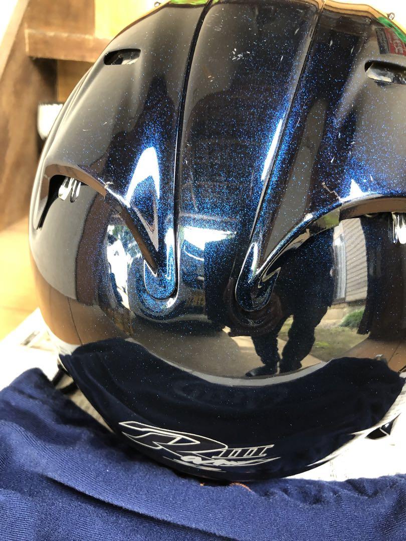 arai sz-ram3 グラスブルー　ジェットヘルメット　ミラーシールド付き