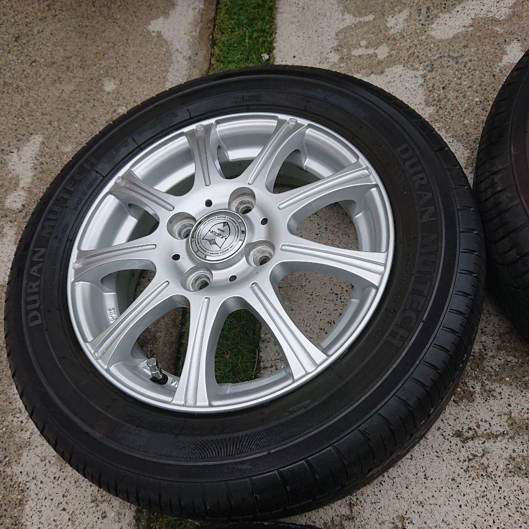 ラ*ー様 155/65R13 溝あり JOKER アルミホイール スタッドレスタ