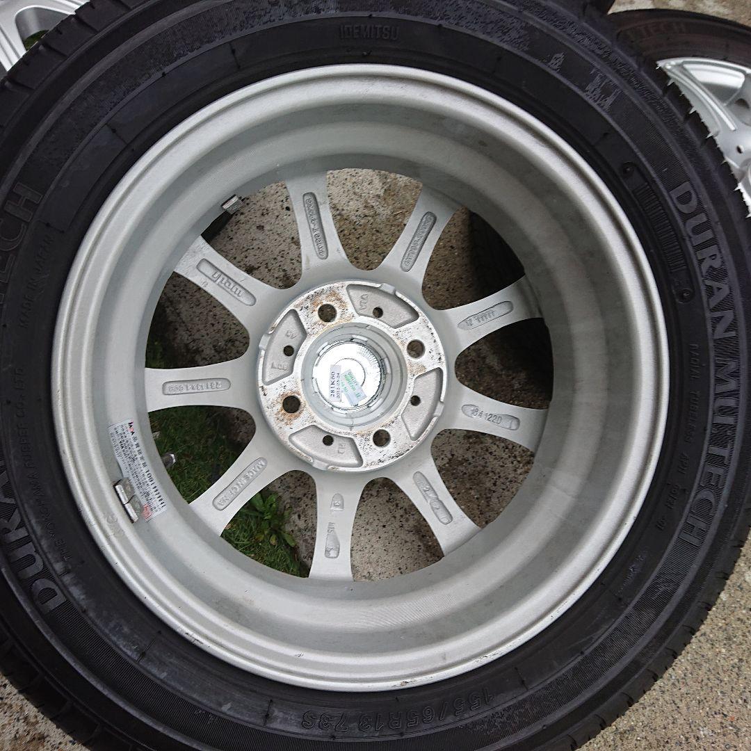 ラ*ー様 155/65R13 溝あり JOKER アルミホイール スタッドレスタ