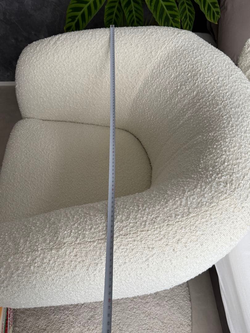 一人用 背もたれクッション付き