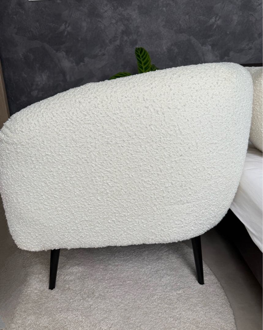 背もたれクッション付き