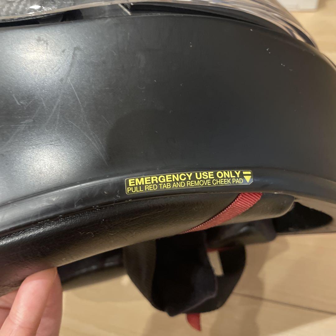 SHOEI フルフェイスヘルメット　RYD マットブラック　Mサイズ