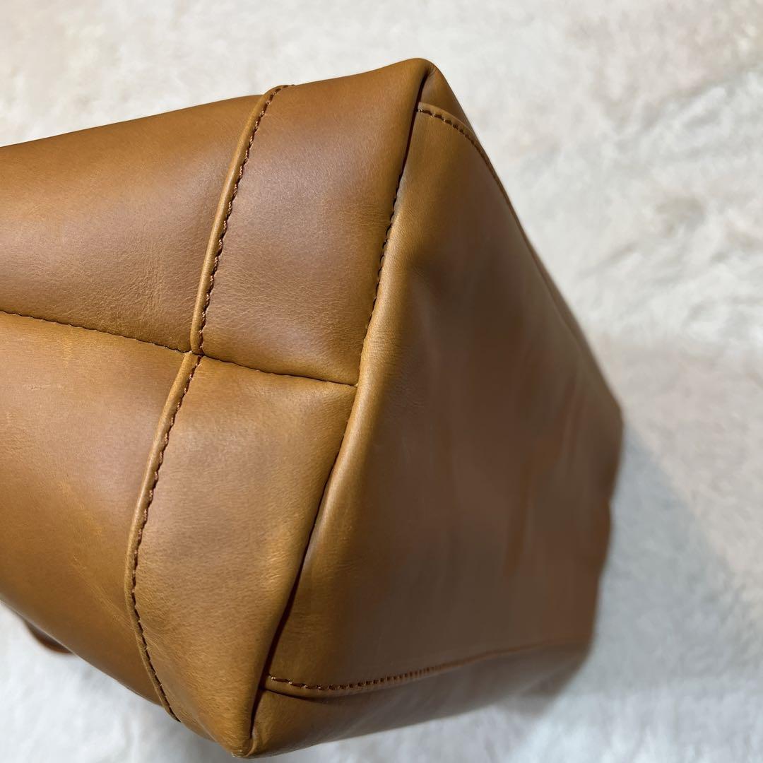 【美品】冒険用品　レザー　トートバッグ