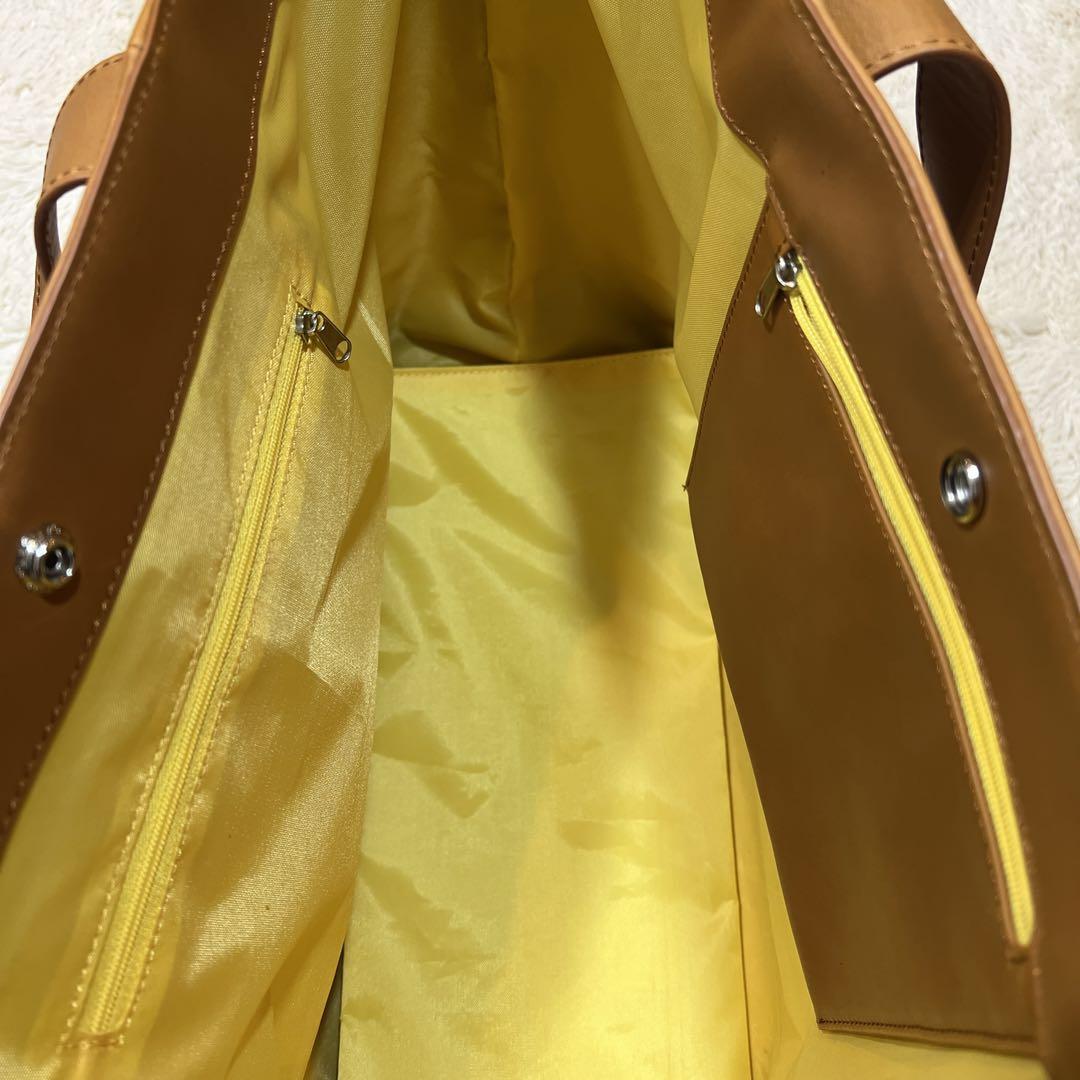 【美品】冒険用品　レザー　トートバッグ
