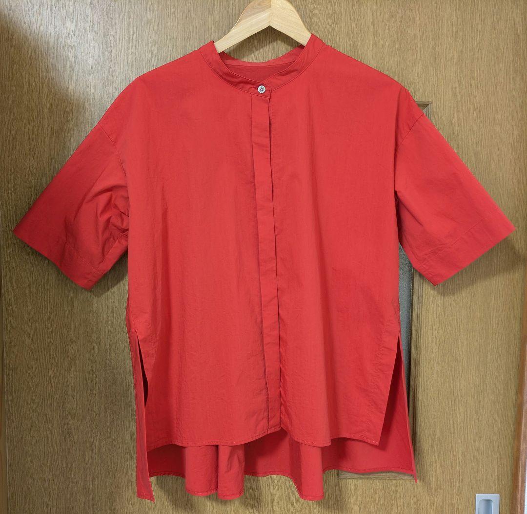 MOGA 2023 T/Cタイプライタータンブラーブラウス ピンク 半袖 美品 MOGA / モガ T/Cタイプライタータンブラーブラウス : タカシマヤ