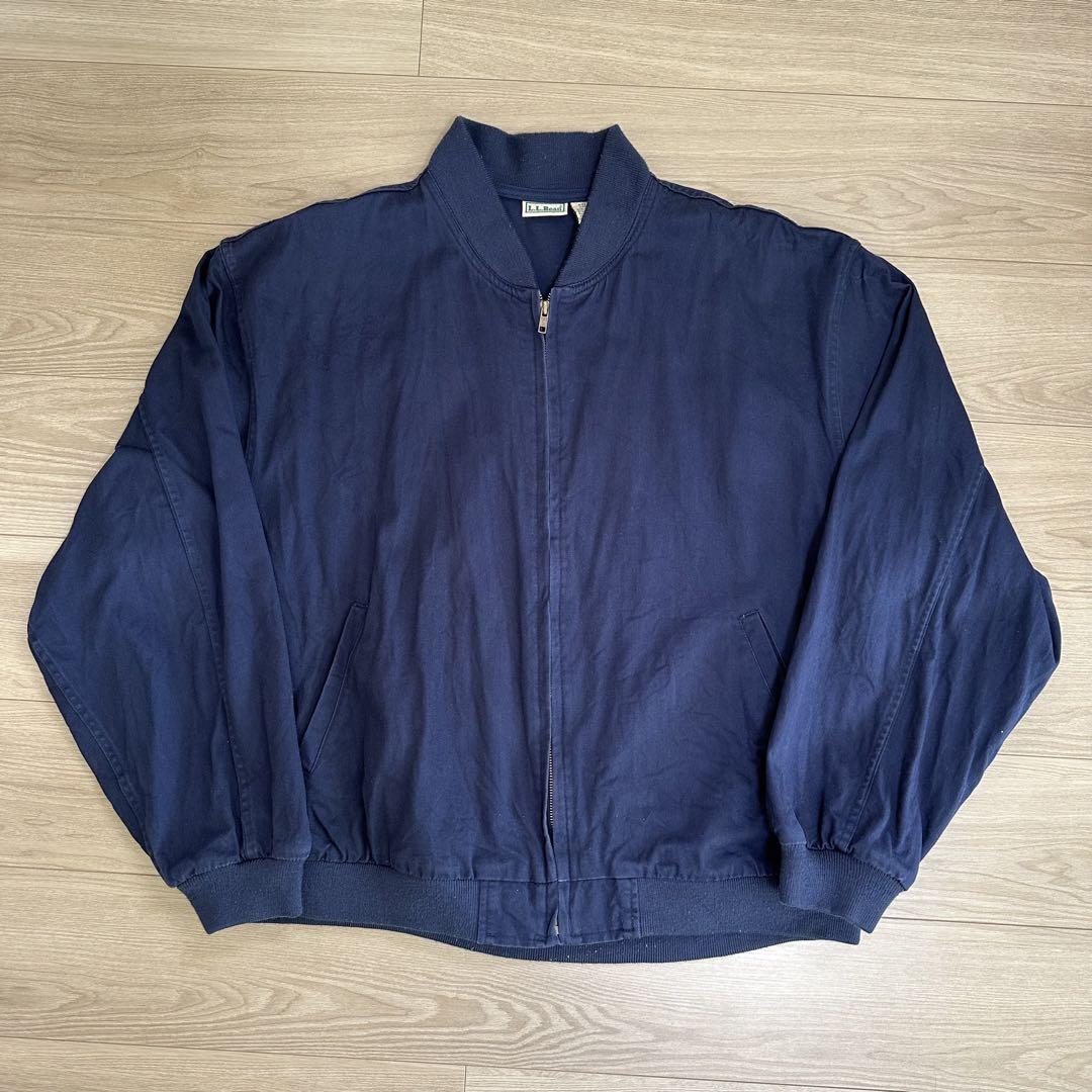 Vintage L.L.Bean ネイビー ジップアップジャケット 70s