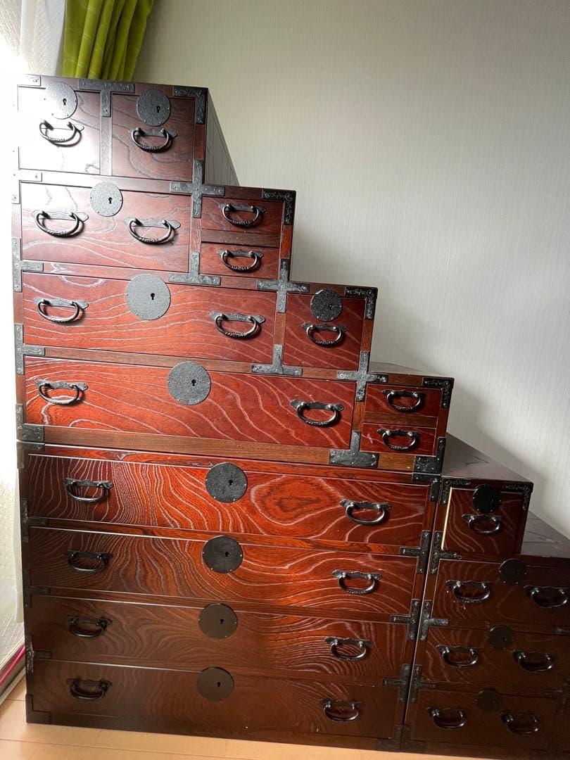 (株)青木産業製、階段箪笥 (株)青木産業製、階段箪笥