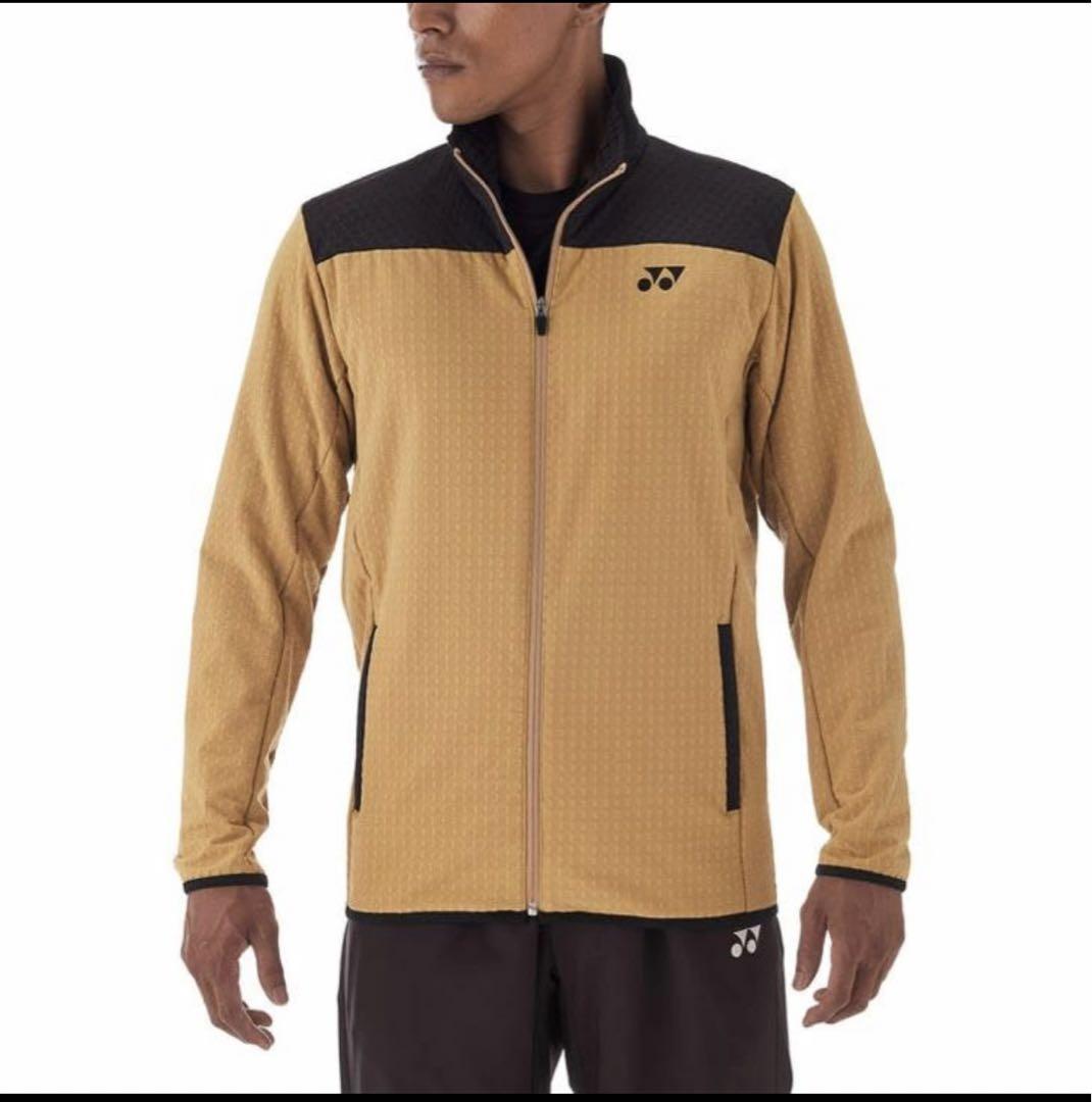 YONEX ユニジャケット 商品番号90075 ベージュLサイズ