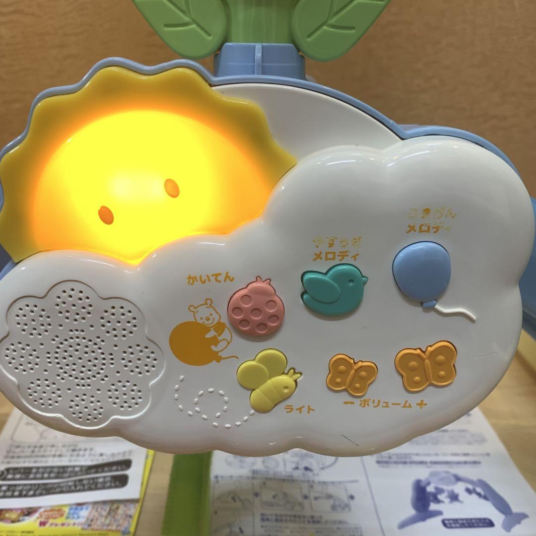 ☆良品☆ くまのプーさんえらべる回転6WAYジムにへんしんメリー