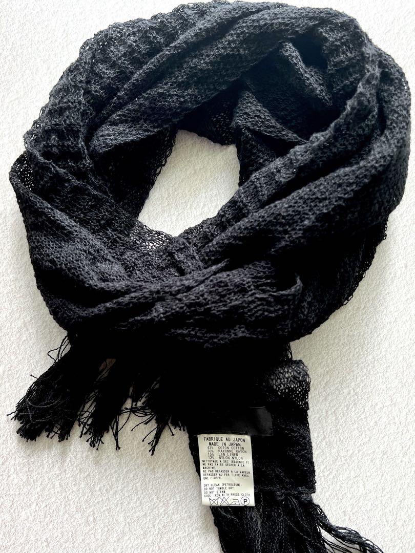 ヨウジヤマモト ファムYohji Yamamoto FEMME カシミヤフリンジ