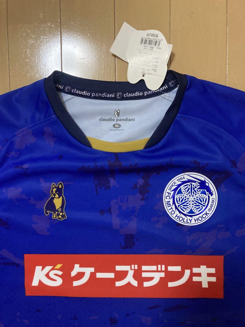 メーカー直売所 新品】claudio pandiani ブルー XL サッカーシャツ ウェア