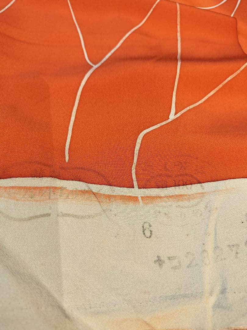 正絹 丹後ちりめん反物 紅葉 正絹 丹後ちりめん反物 紅葉