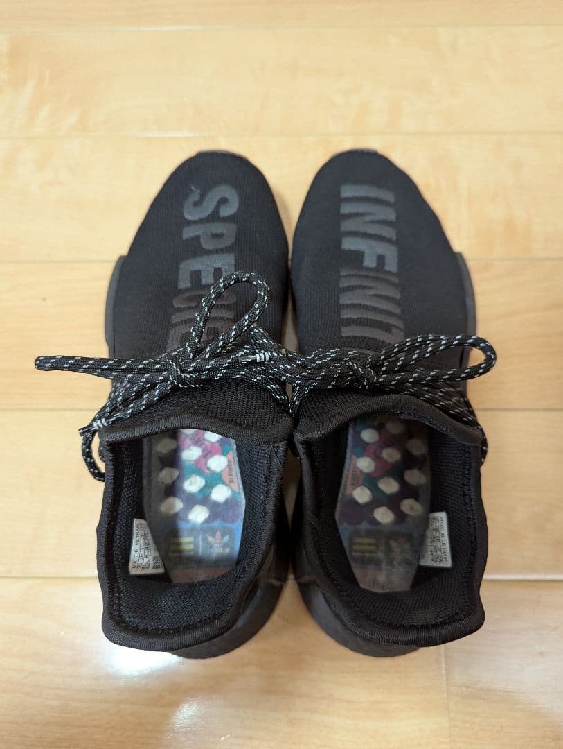新品未使用 26.5cm Pharrell Williams× adidas originals SOLAR PACK HU NMD アディダス ファレルウィリアムス US8.5国内正規 タグ付け Pharrell Williams × adidas HU NMD 26.5cm