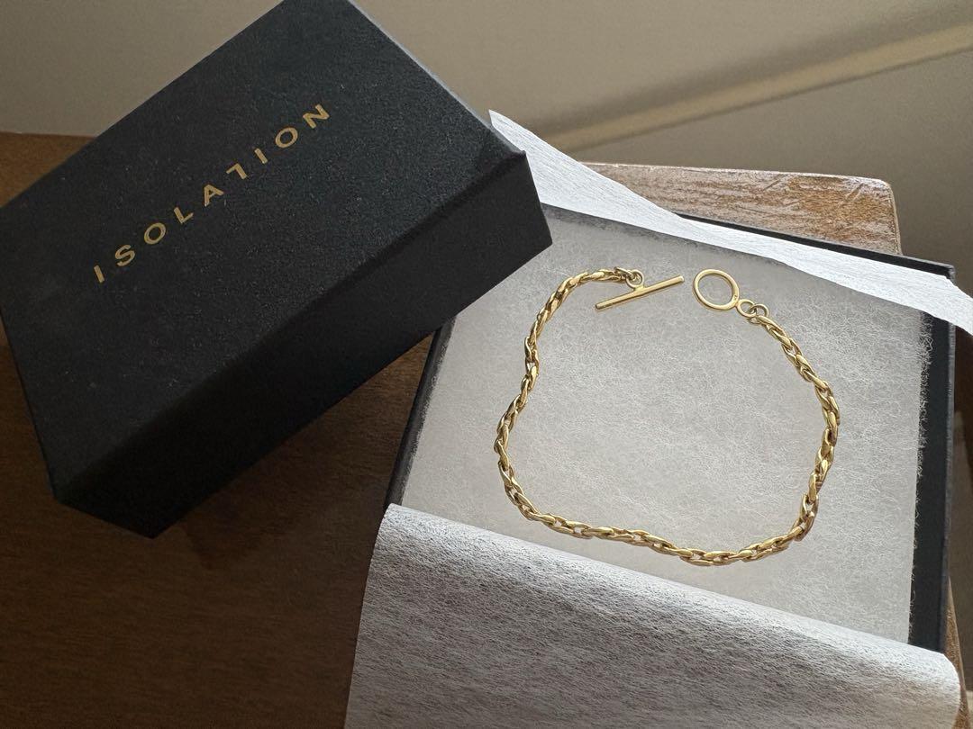 ISOLATION SV925 TwistChainBracelet K18gp