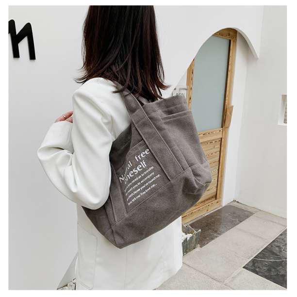 人気♡ レディース 帆布 キャンバス トートバッグ マザーズバッグ 手提げ 灰 - メルカリ 人気♡ レディース 帆布 キャンバス トートバッグ マザーズバッグ 手提げ 灰 - メルカリ
