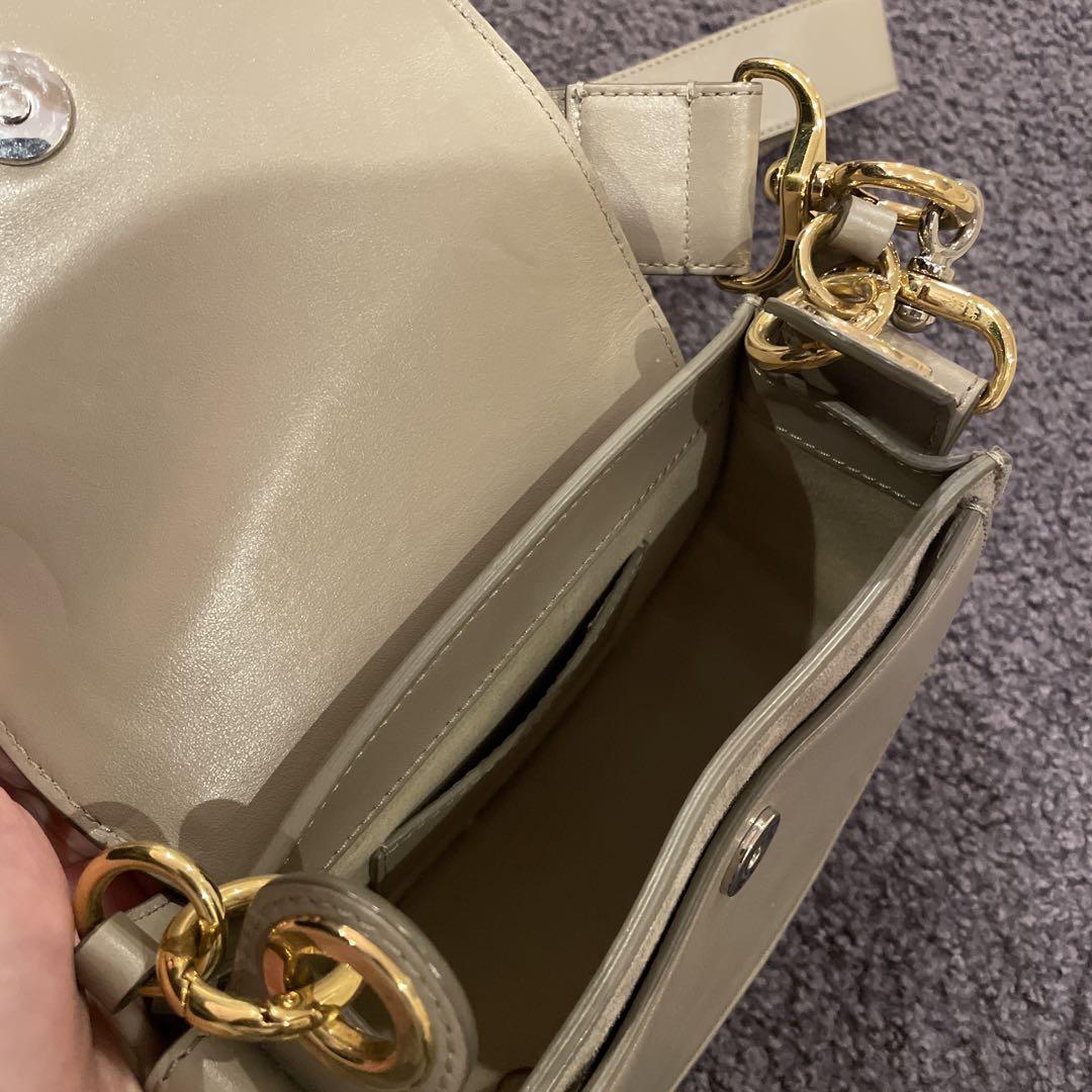 美品★Chloé Tess ショルダーバッグ グレージュ