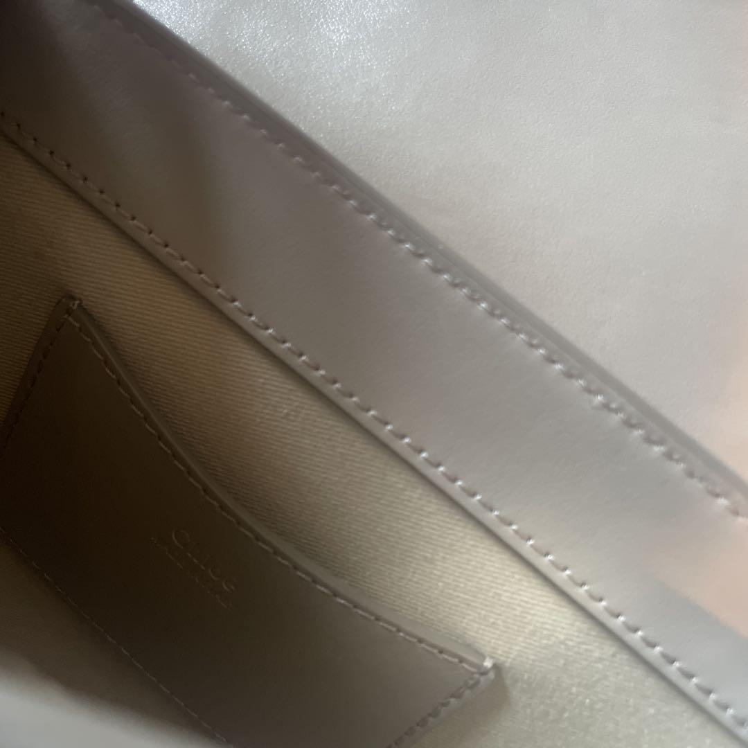 美品★Chloé Tess ショルダーバッグ グレージュ