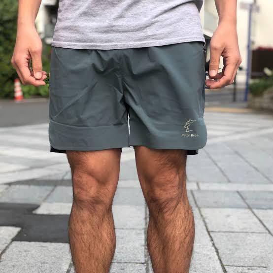 ティートンブロス ソリッドショーツ Mサイズ グレー