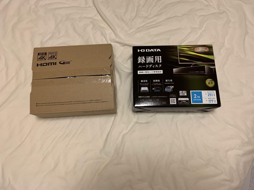 アイオーデータ 4Kチューナー 録画用ハードディスク セット