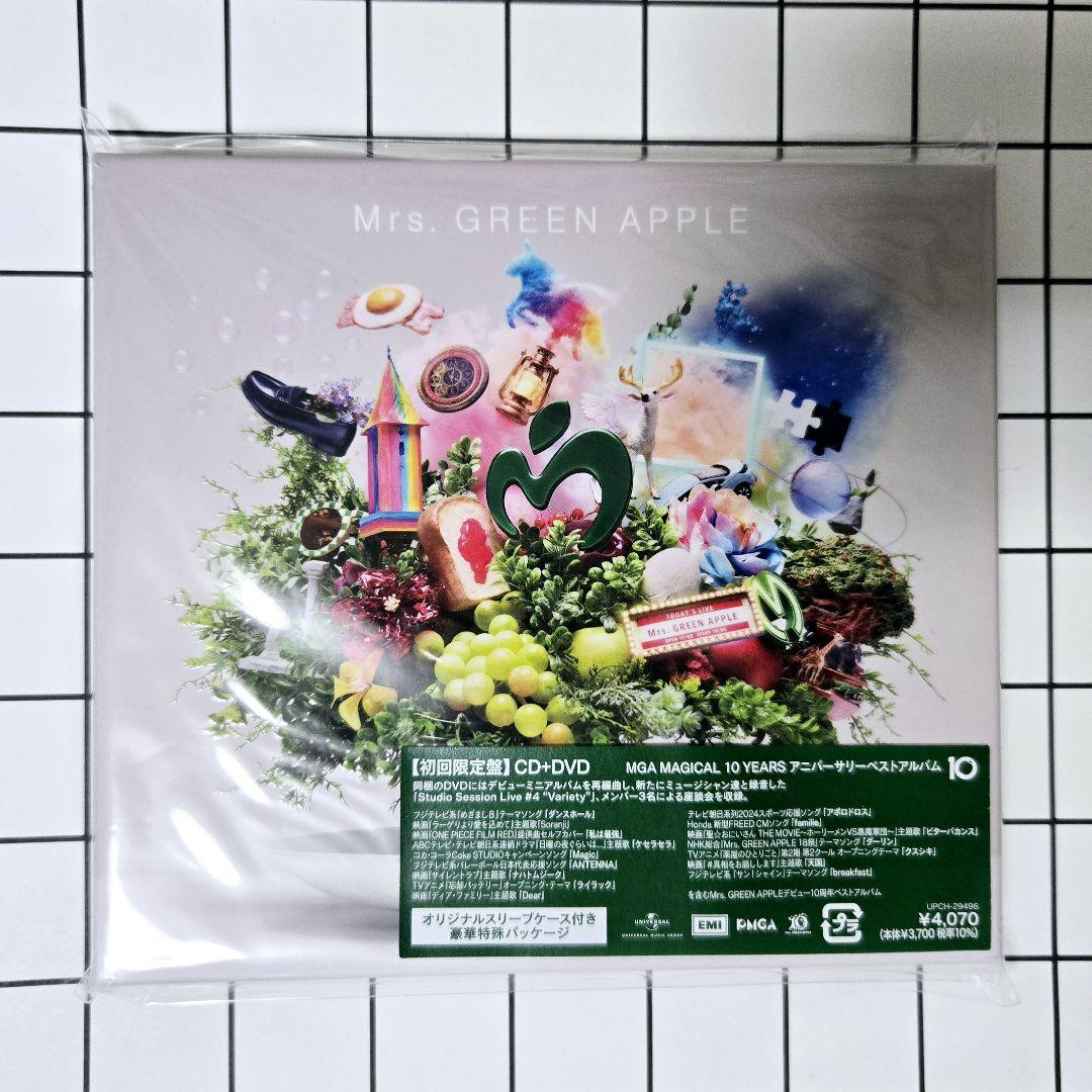 Mrs. GREEN APPLE 10 初回限定盤(CD+DVD) - メルカリ