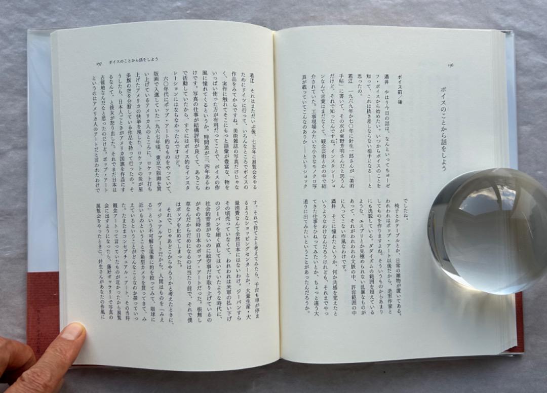 若江漢字・酒井忠康『ヨーゼフ・ボイスの足型』、みすず書房、2013年。