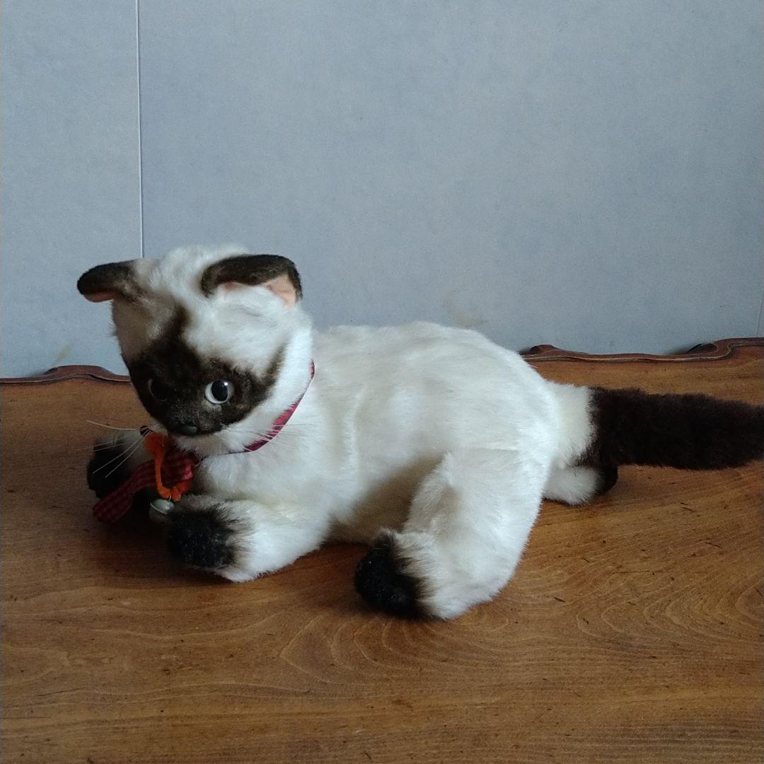 が大特価! TAKARA タカラ 撫でると鳴く 猫 ネコ ぬいぐるみ 1991年