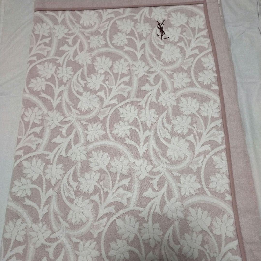 YSL 花柄毛布 ピンク新疆綿毛布掛け敷きブランケット140cm×200cm
