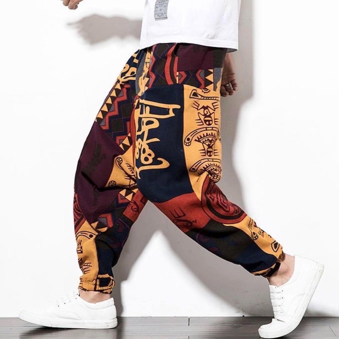 アラジンパンツ サルエルパンツ エスニック フリーサイズ サルエルパンツ アラジンパンツ レディース メンズ タイパンツ