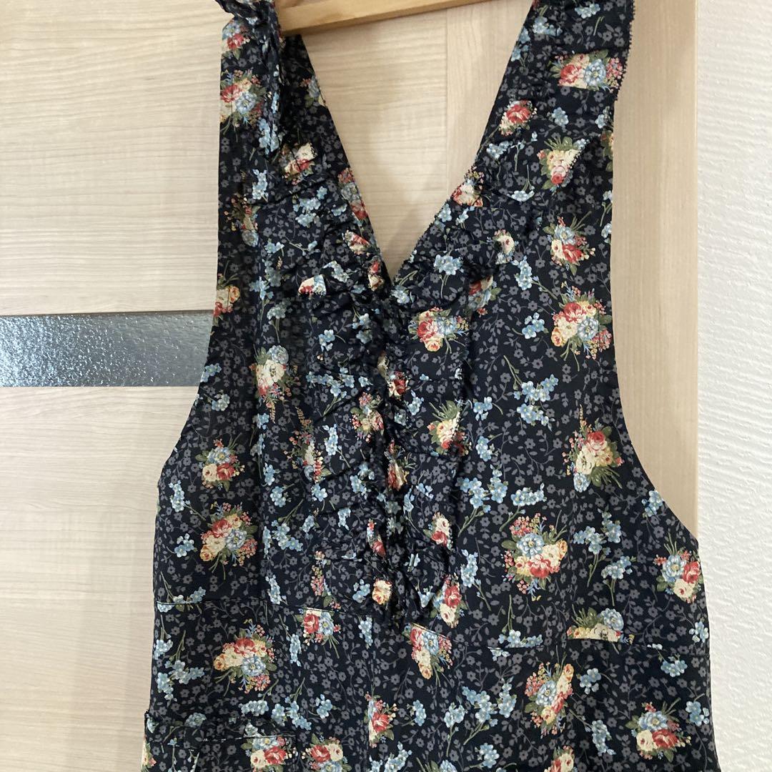 タグ付き新品PINK HOUSE 花柄エプロン