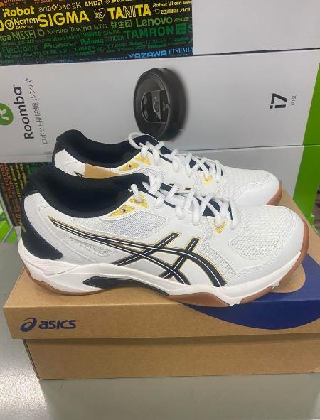 絶版品-ASICS GEL-ROCKET 10 ホワイト×ブラック 25.0cm