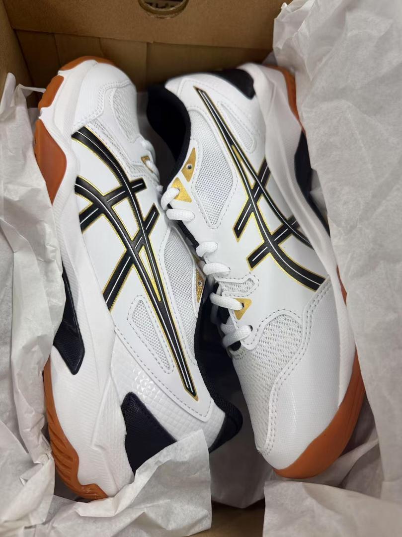 絶版品-ASICS GEL-ROCKET 10 ホワイト×ブラック 25.0cm