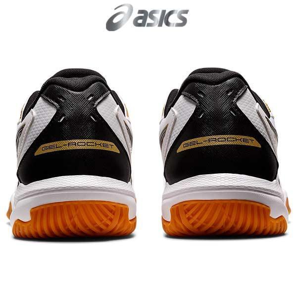 絶版品-ASICS GEL-ROCKET 10 ホワイト×ブラック 25.0cm