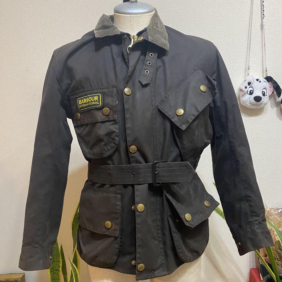 barbour international オイルドジャケット　32