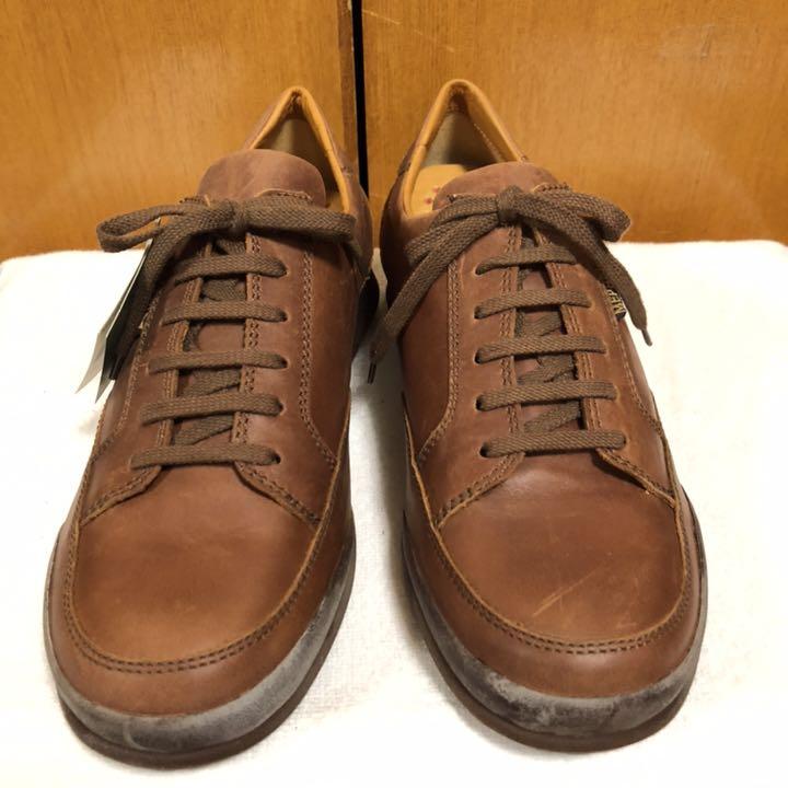 メルカリ Mephisto メフィスト スニーカー シューズ 靴 革 茶 メンズ