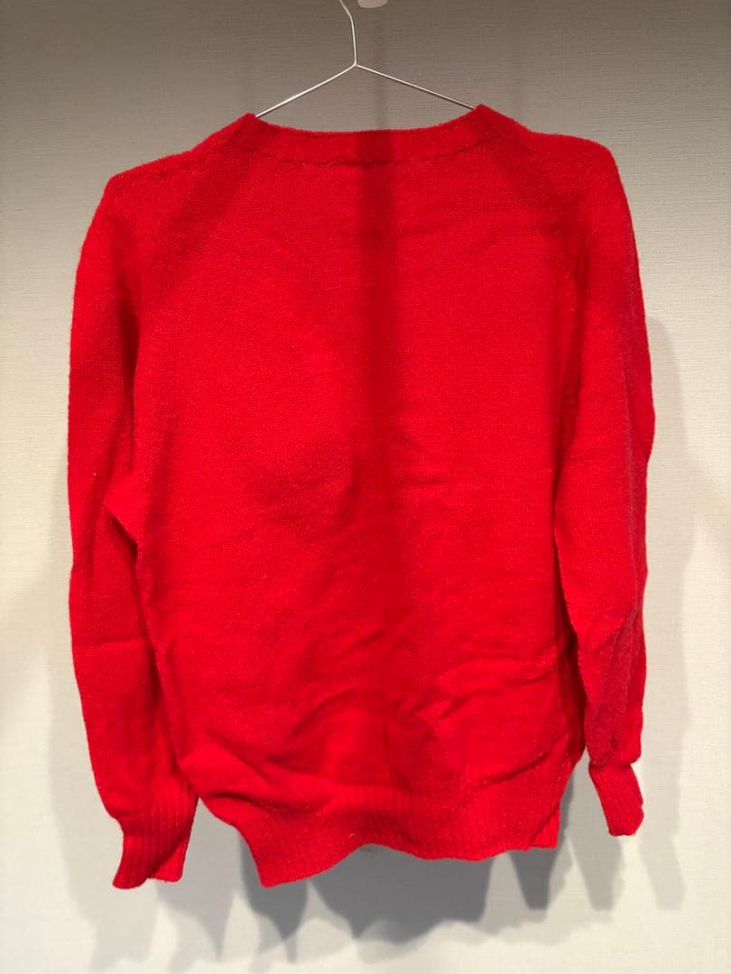 N.O.UN/TRICOT レッド ニットセーター 38/40 N.O.UN/TRICOT レッド ニットセーター 38/40