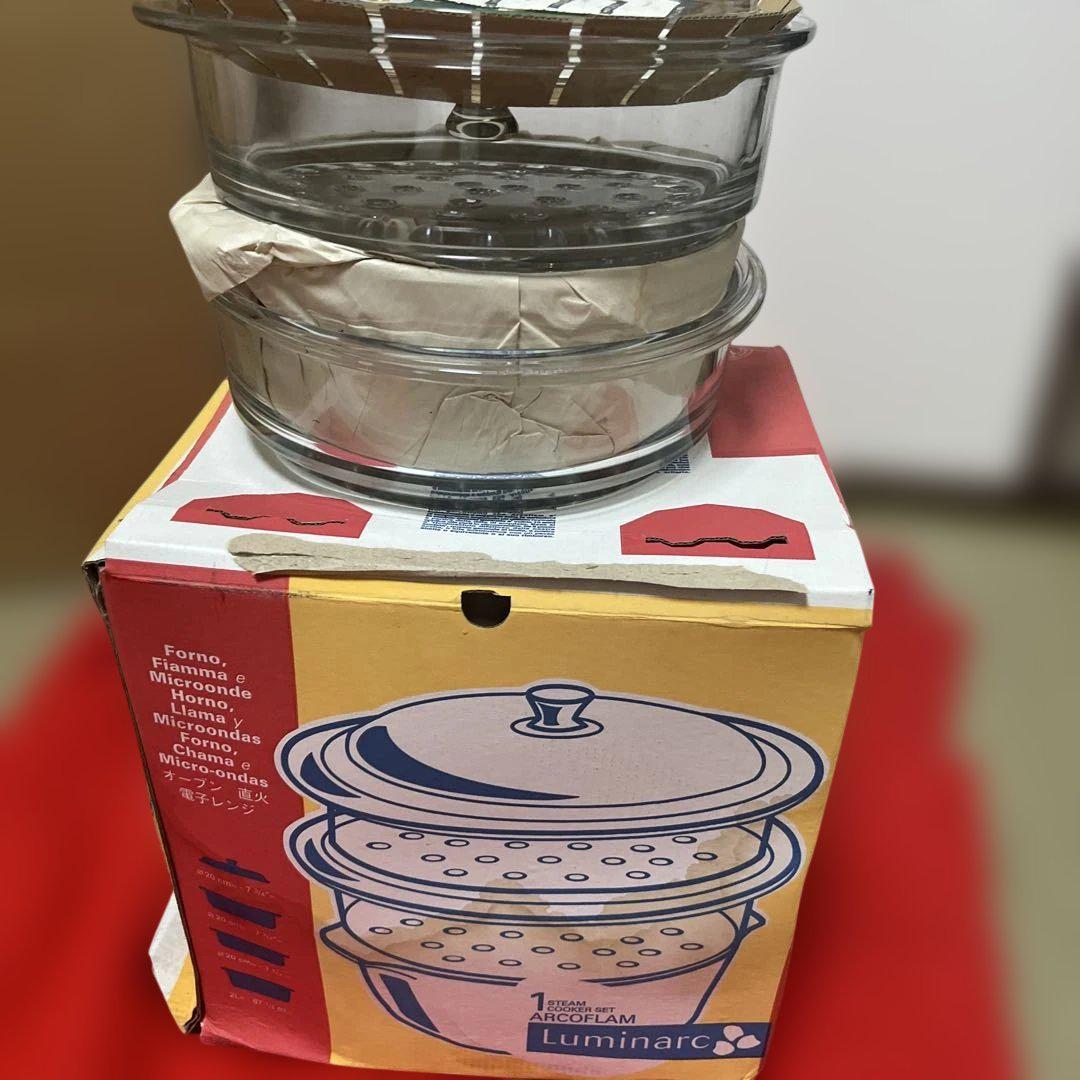 Luminarc 蒸し器 300℃ 耐熱 オーブン対応