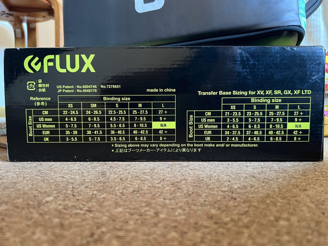 FLUX GX XS フラックス　バインディング　　ビンディング  レディース