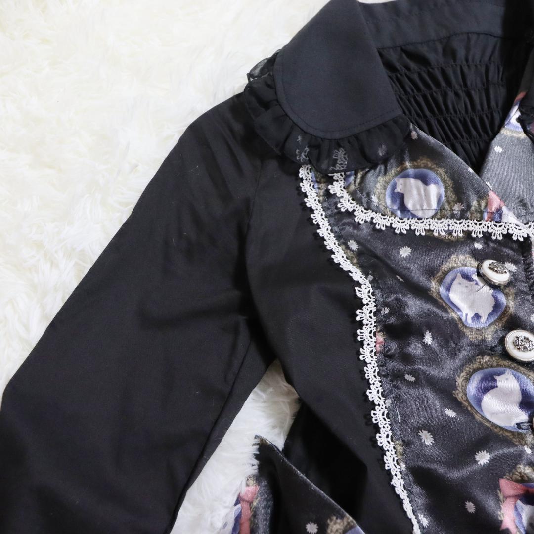タグ付き✨ h.naoto frill エイチナオト ワンピース 白猫 リボン