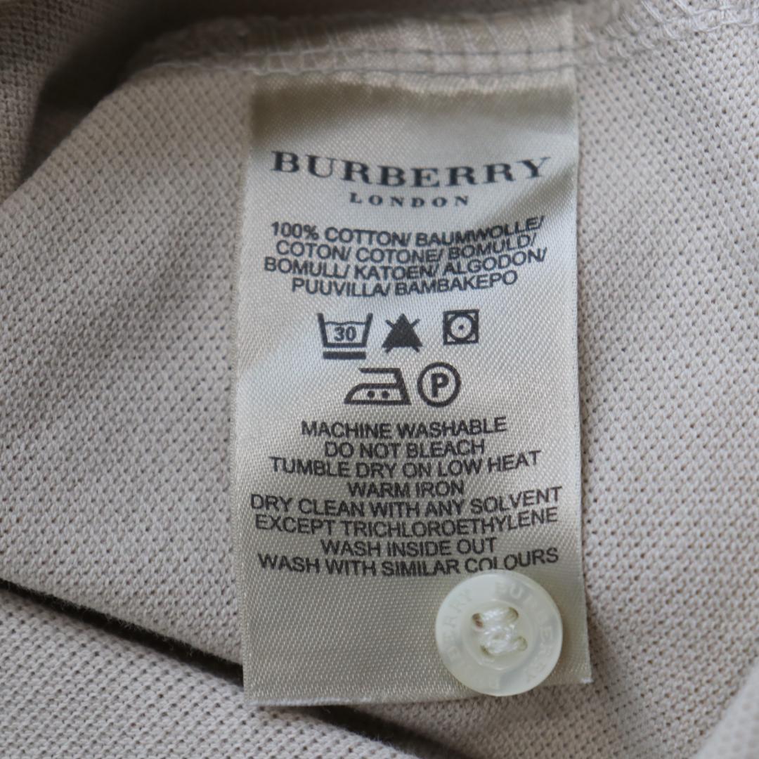 ✨BURBERRY LONDON✨ポロシャツ　半袖　ノバチェック　ホースロゴ