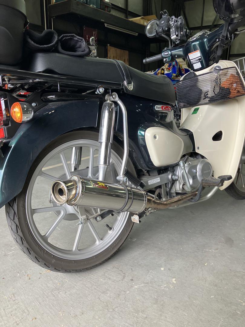 ホンダ スーパーカブ 110 クロスカブ 110リアライズ ステンレス マフラー