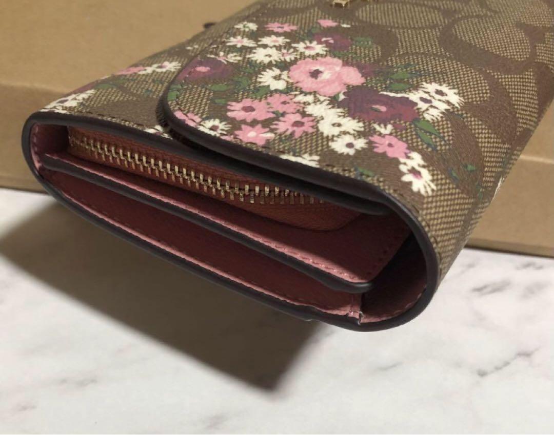COACH 長財布 シグネチャー フローラルプリント 新品未使用