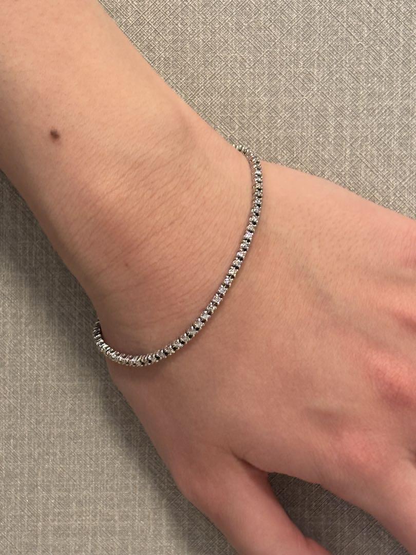 【最終価格＊超特価】K10 ダイヤテニスブレス 全周ダイヤモンド❤︎高級感❤︎