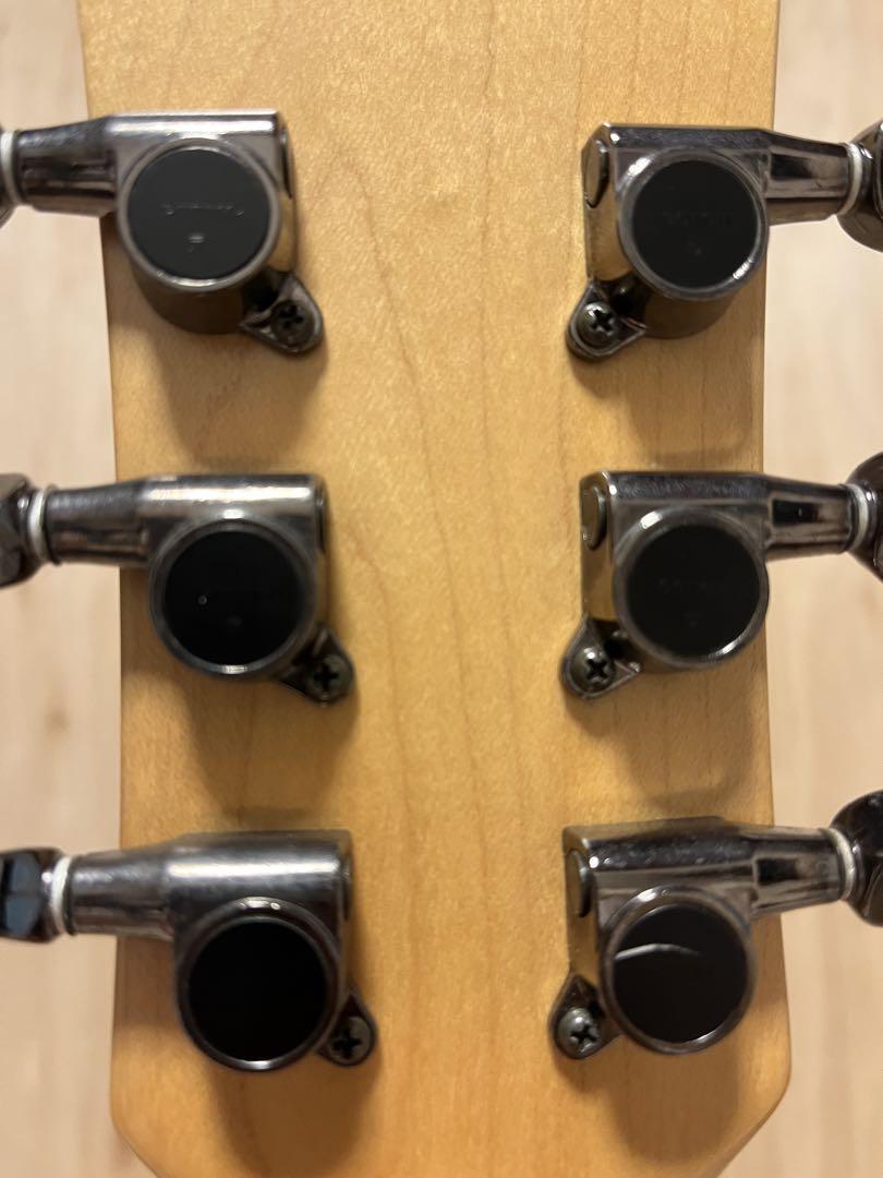 Burny ブラックレスポールタイプギター　SLG50