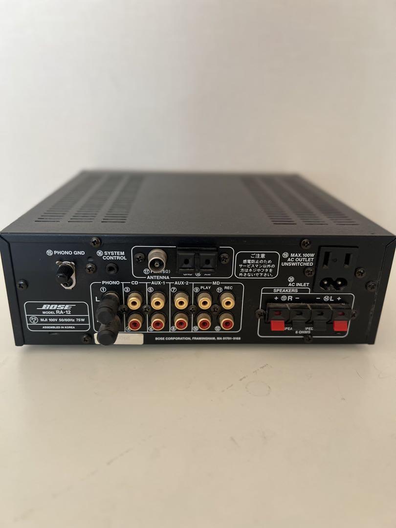 最終プライスBose RA-12 チューナー　アンプ