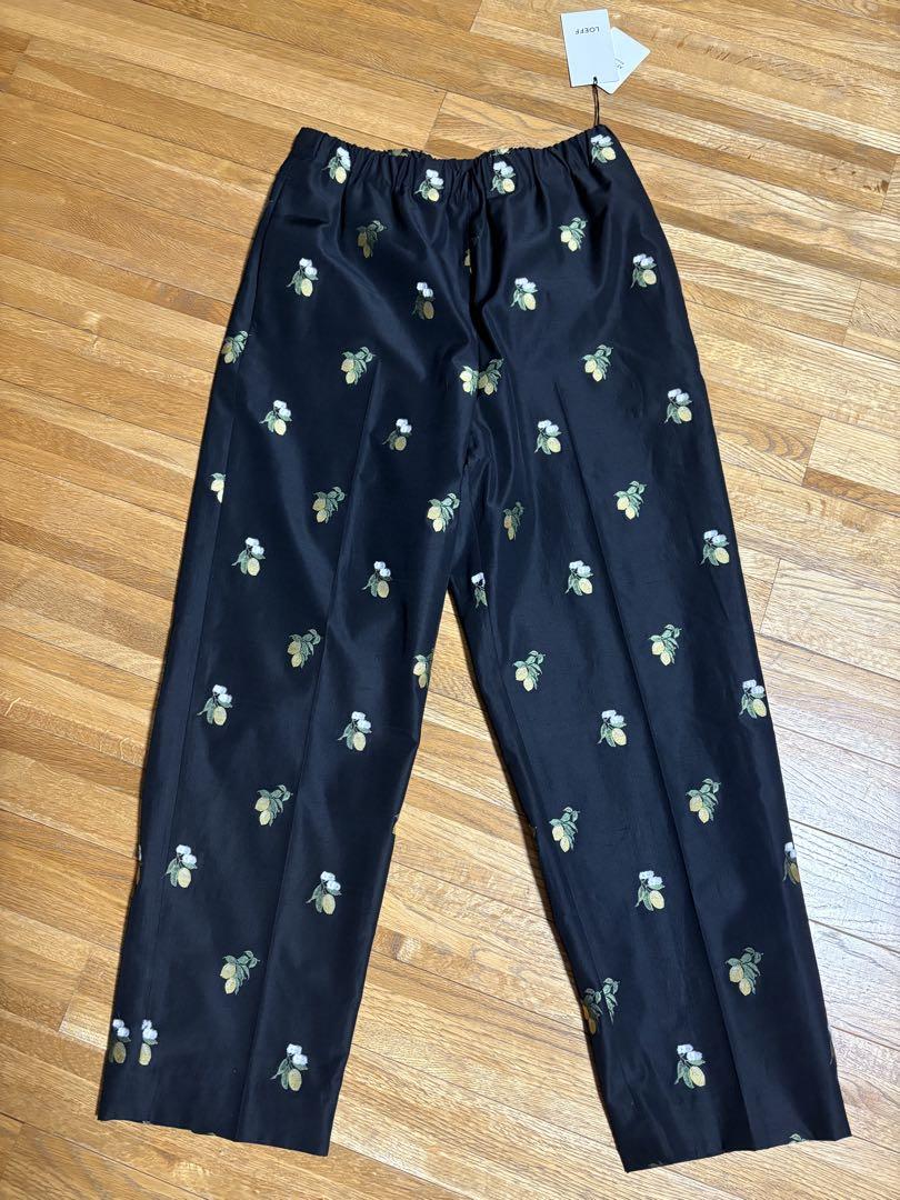 LOEFF＞レモン ジャガード パンツ size1 - メルカリ