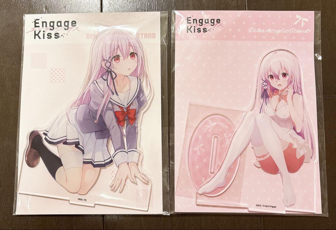engage kiss キサラ デカアクリルスタンド 制服 ランジェリー 2種