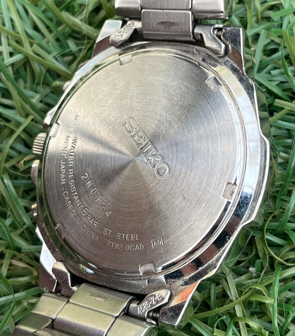 美品◎SEIKO セイコースピードマスタークロノグラフメンズ腕時計