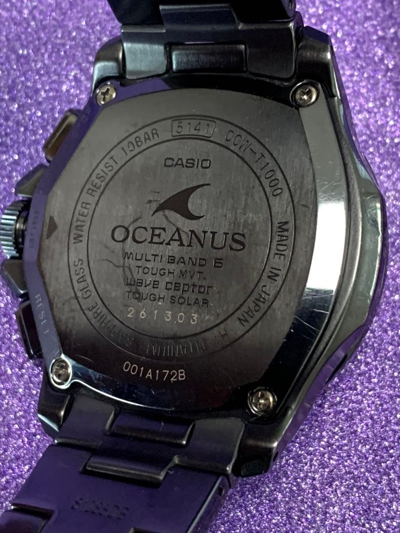 カシオ電波ソーラー腕時計OCEANUS OCW-T1000B 2025年最新】OCW-T1000B
